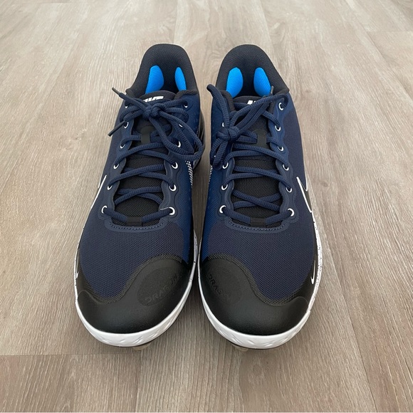 Nike Alpha Huarache Elite 3 Low Baseball Cleat Sz 12.5 College Navy CK0746-403 - Picture 3 of 9